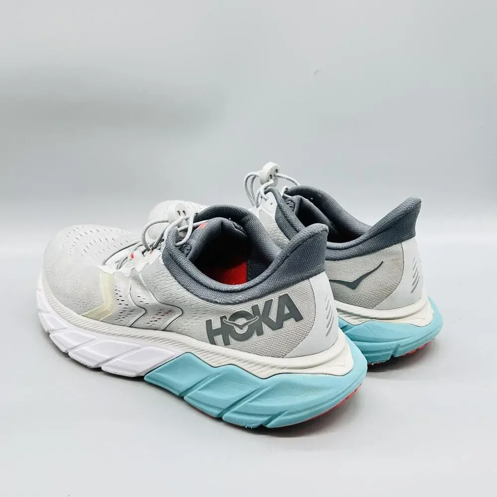Hoka One One Shoes Mens 11 Gray Mesh Arahi 5 Running Athletic Sneakers Comfort